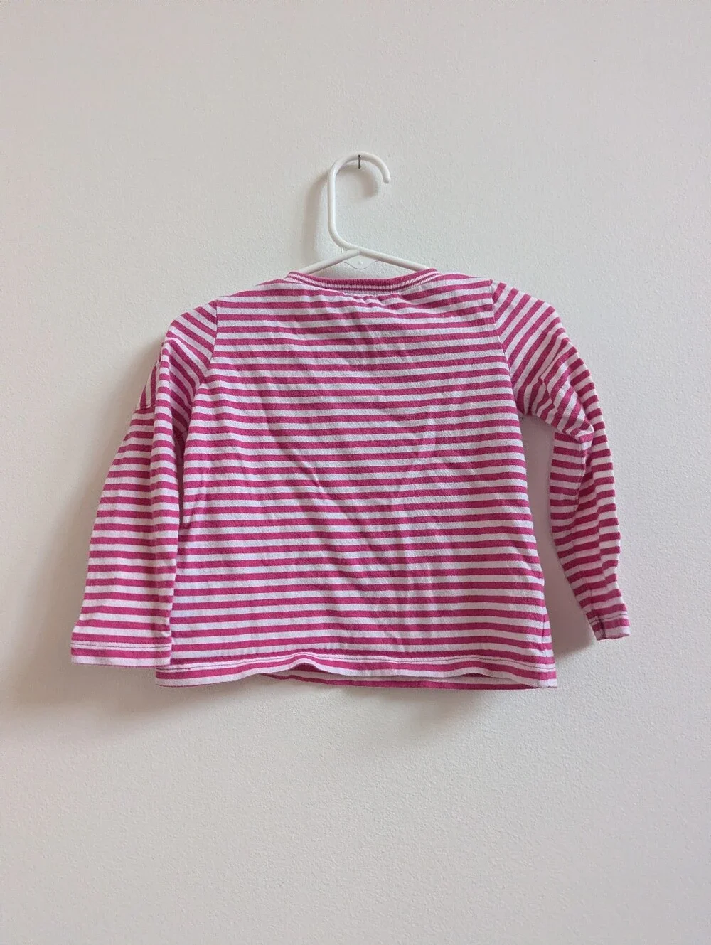 Ralph Lauren Long Sleeve Shirt 18m Girls Pink Stripe Basic